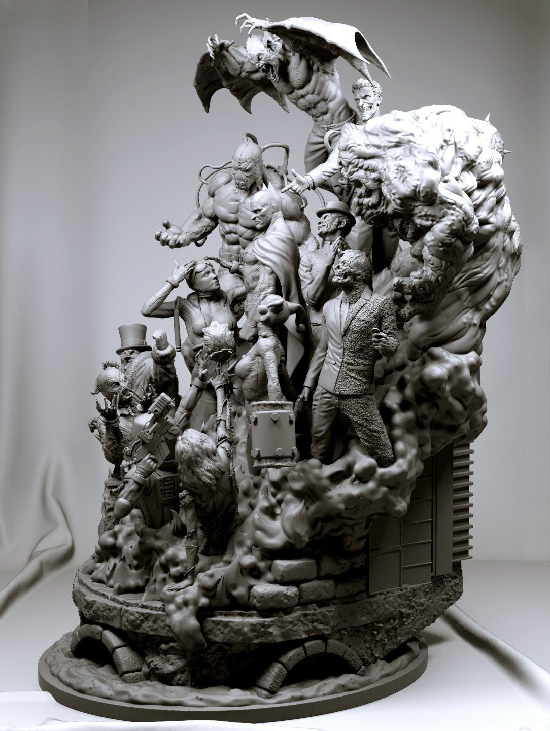 Batman DC Comic Diorama - STL 3D Print Files