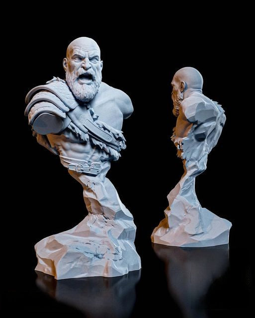 Kratos Vs Olge - God Of War - STL 3D Print Files