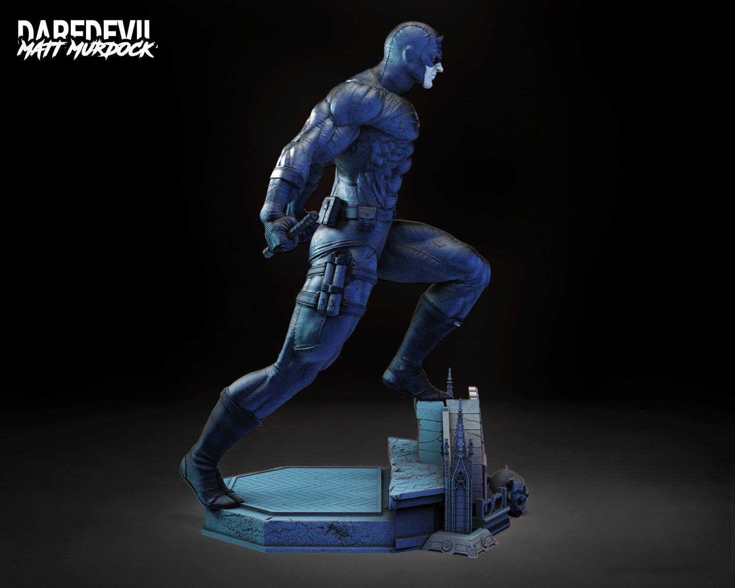 Daredevil Sculpture & Bust - Marvel Comics - STL 3D Print Files