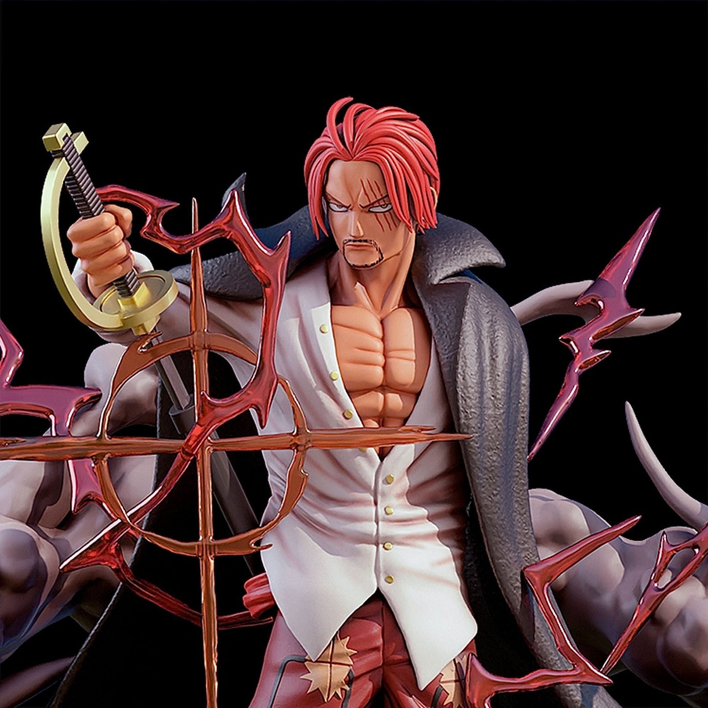 Red Haired Shanks - One Piece - STL 3D Print Files