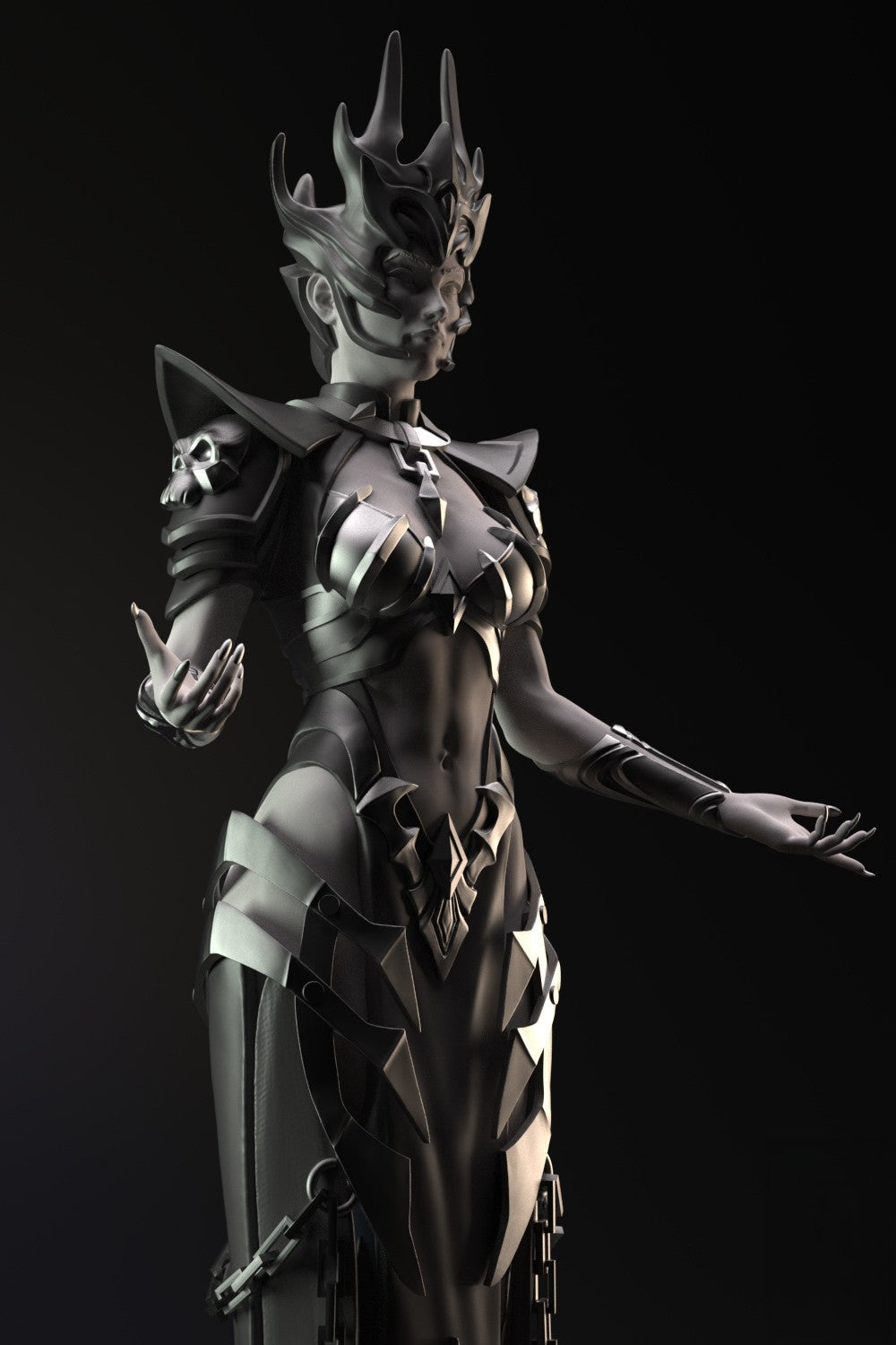 Neycrom NSFW - The Priestess of Death - STL 3D Print Files