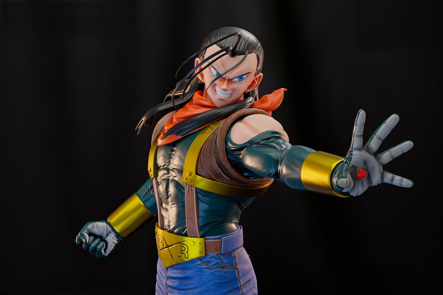 SUPER ANDROIDE 17 - DRAGON BALL  - STL 3D Print Files