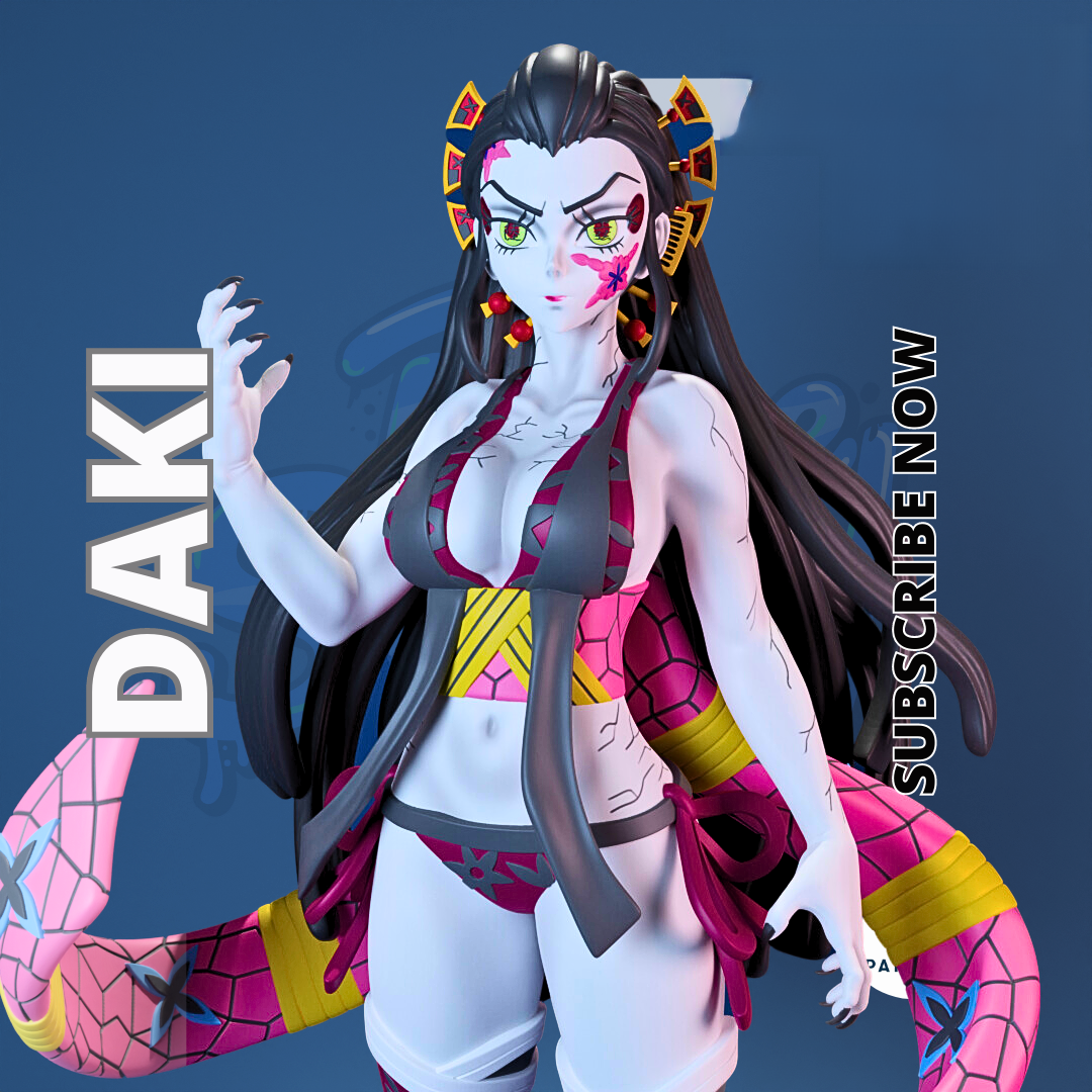 1366 Daki - Kimetsu no Yaiba - STL 3D Print Files