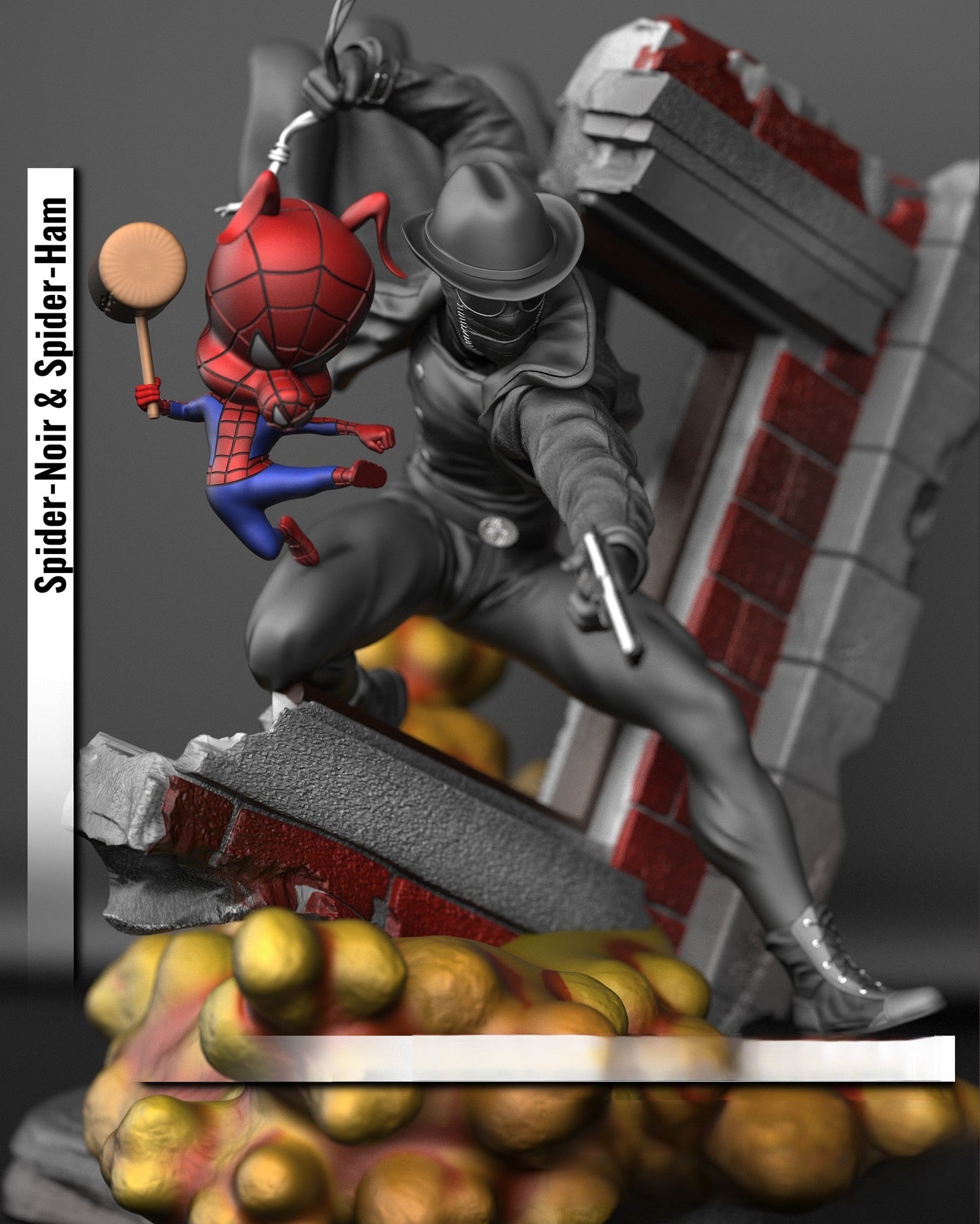 Spiderverse Diorama - STL 3D Print Files