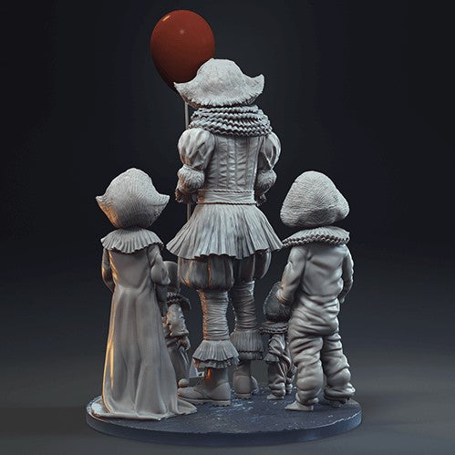 Pennywise Diorama - IT - STL 3D Print Files