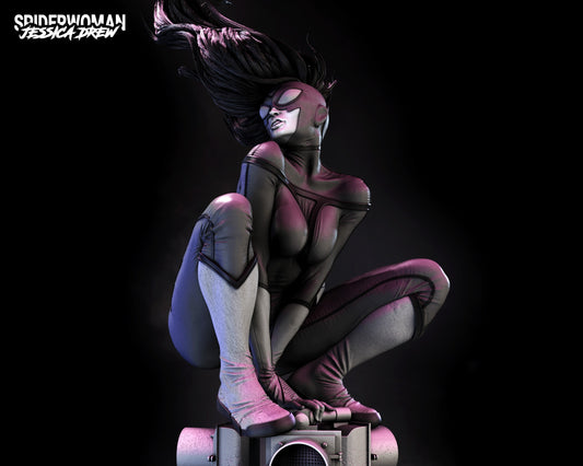 1317 Spider-Woman - Marvel Comics  - STL 3D Print Files