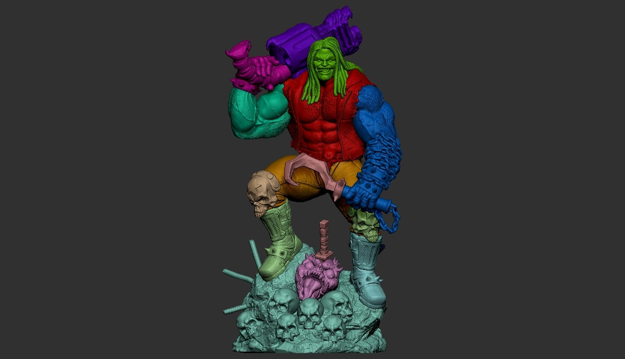 1528 Lobo - DC Comics - STL 3D Print Files