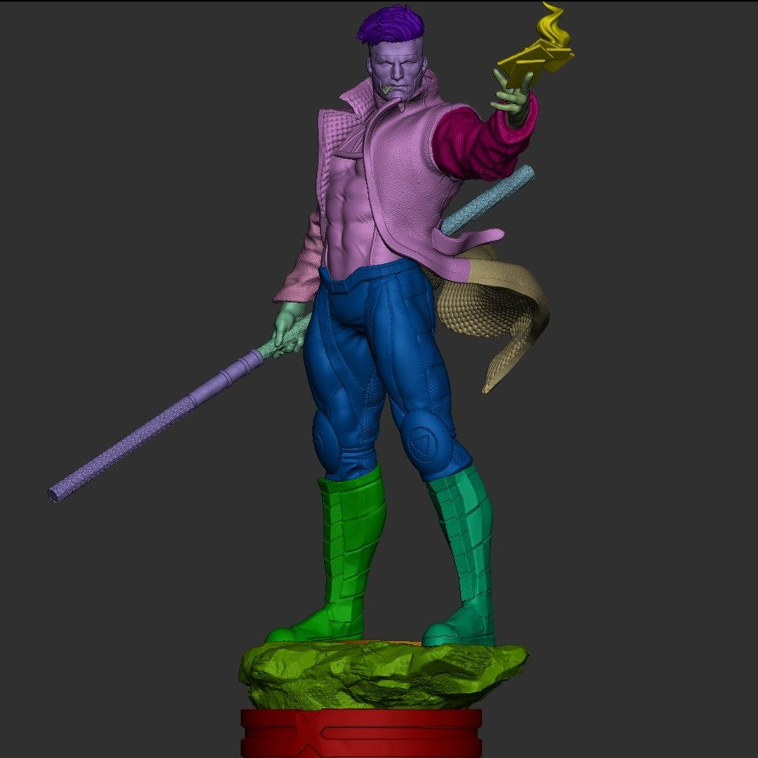 1632 Gambit - X-MEN - STL 3D Print Files