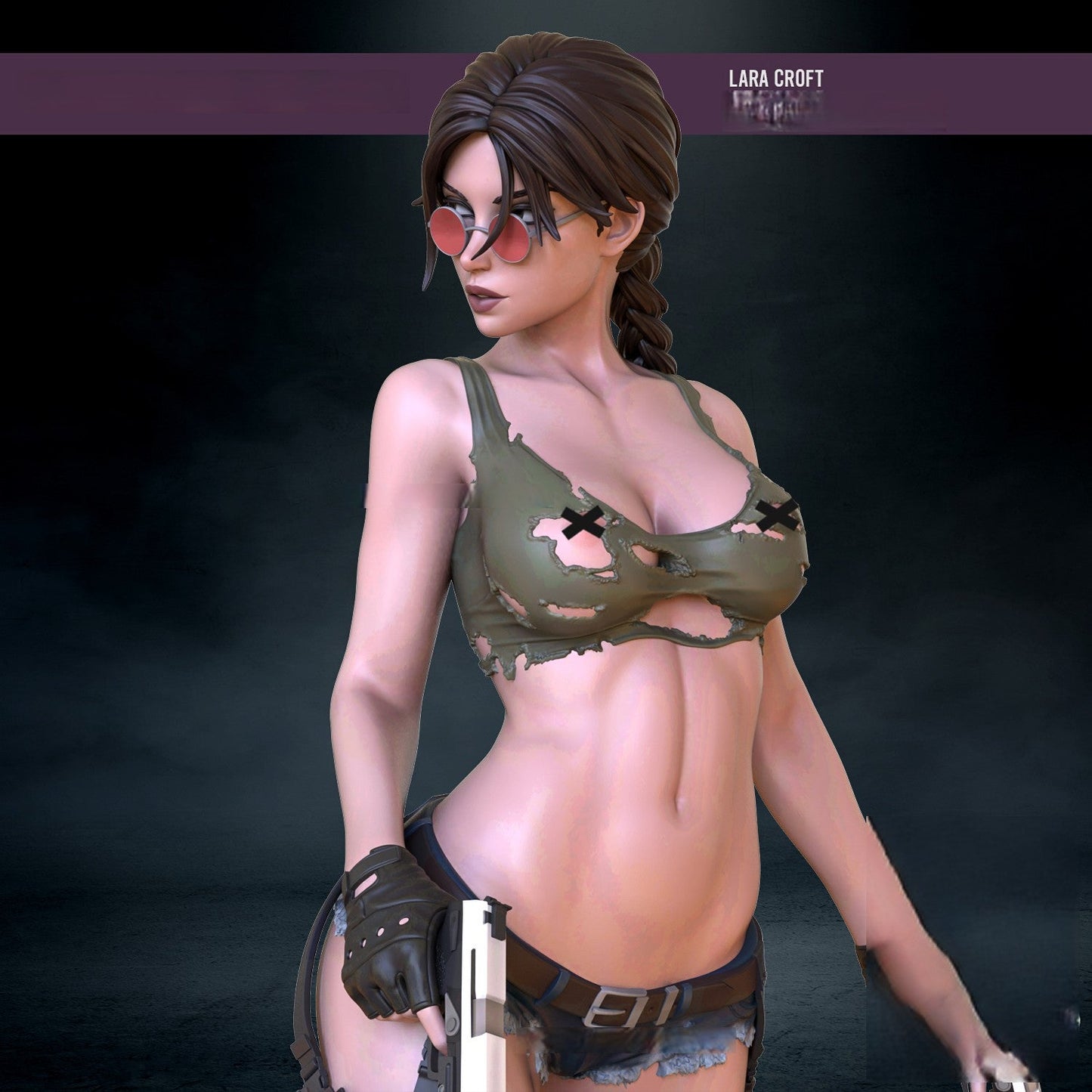 1530 Lara Croft NSFW - Tomb Raider - STL 3D Print Files