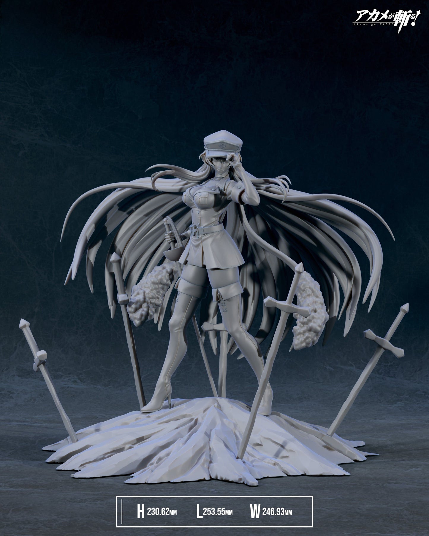 Esdeath - Akame Ga Kill!  - STL 3D Print Files