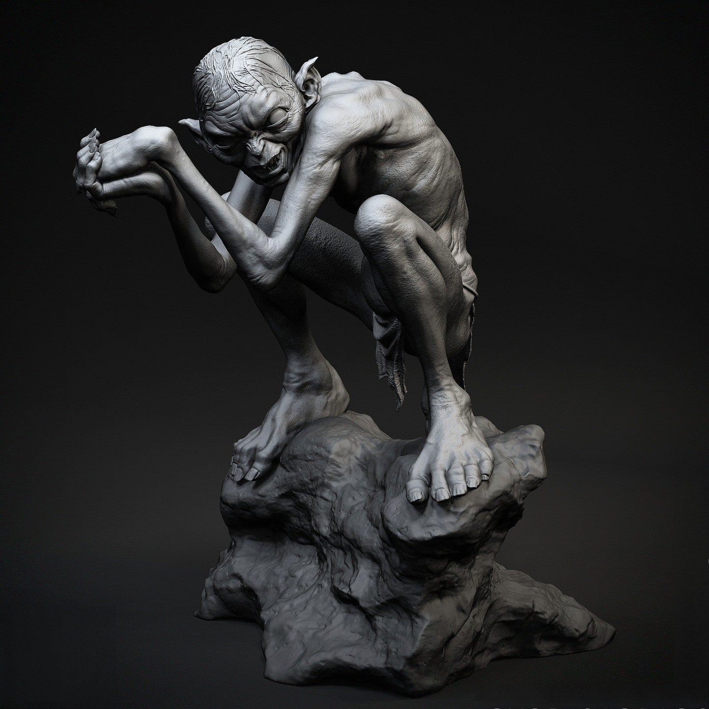 1460 Gollum - The Lord of the Rings - STL 3D Print Files