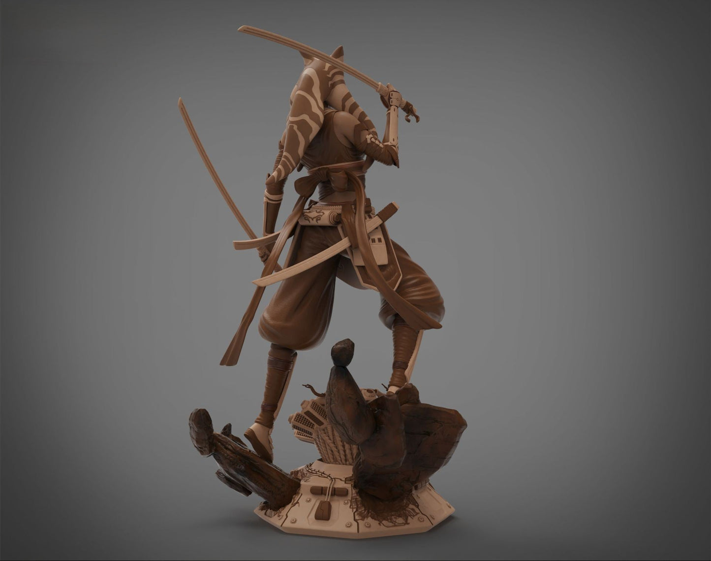 Ahsoka Tano Samurai - Star Wars - STL 3D Print Files