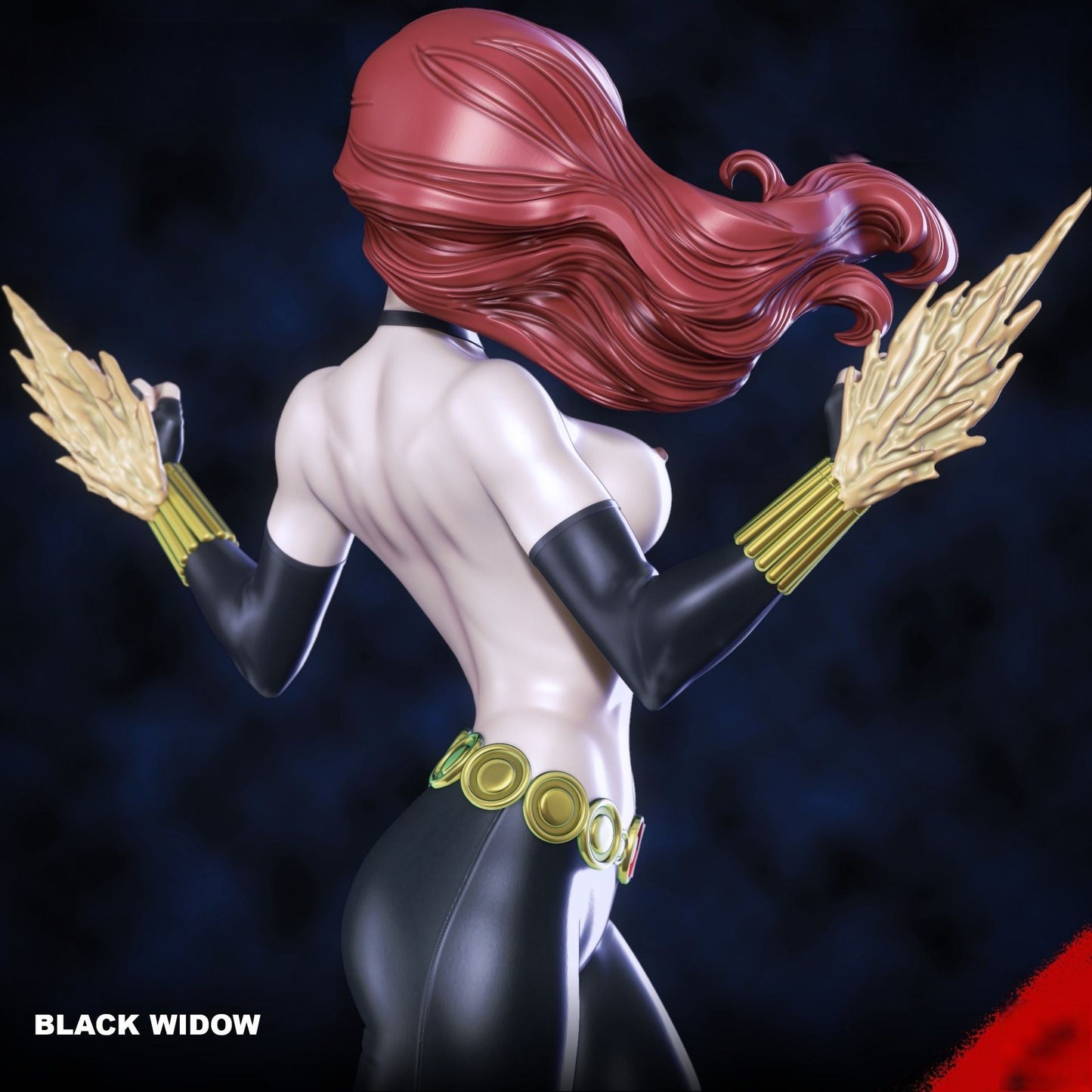 Black Widow Comic NSFW - STL 3D Print Files