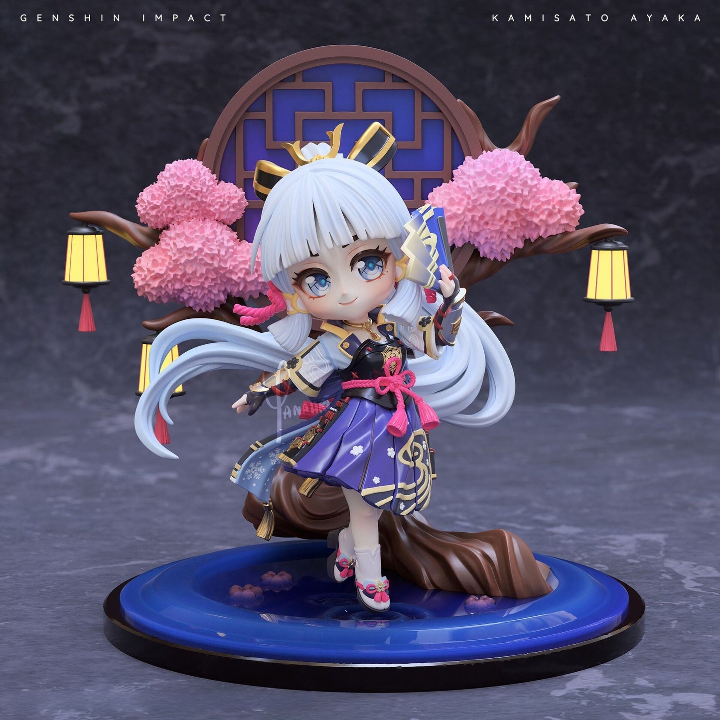 Chibi Kamisato Ayaka - Genshin Impact - STL 3D Print Files