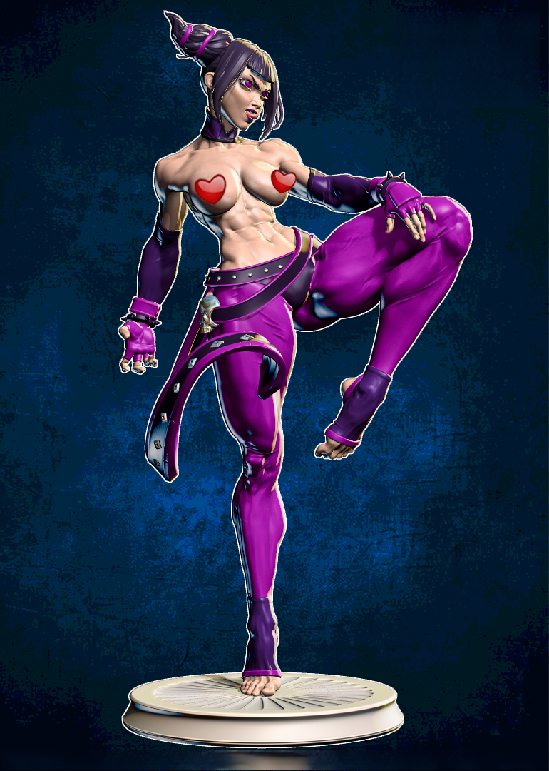 Juri NSFW - Street Fighter - STL 3D Print Files