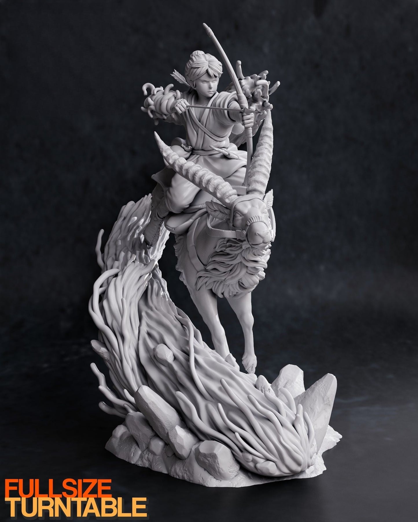 Ashitaka - Princess Mononoke - STL 3D Print Files