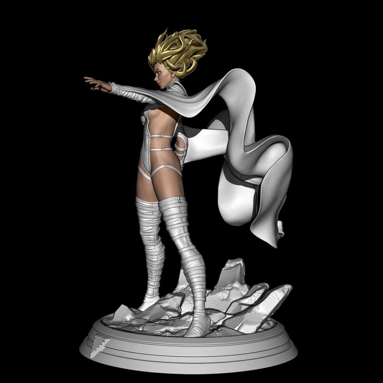 Phoenix Force - Emma Frost - STL 3D Print Files