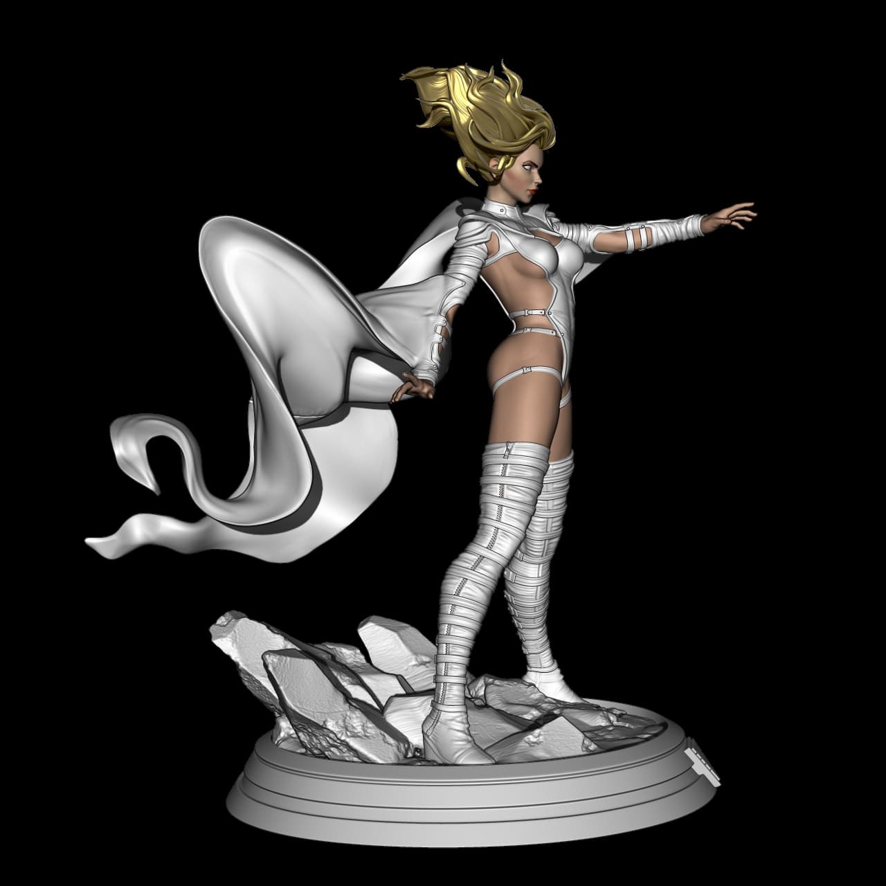 Phoenix Force - Emma Frost - STL 3D Print Files