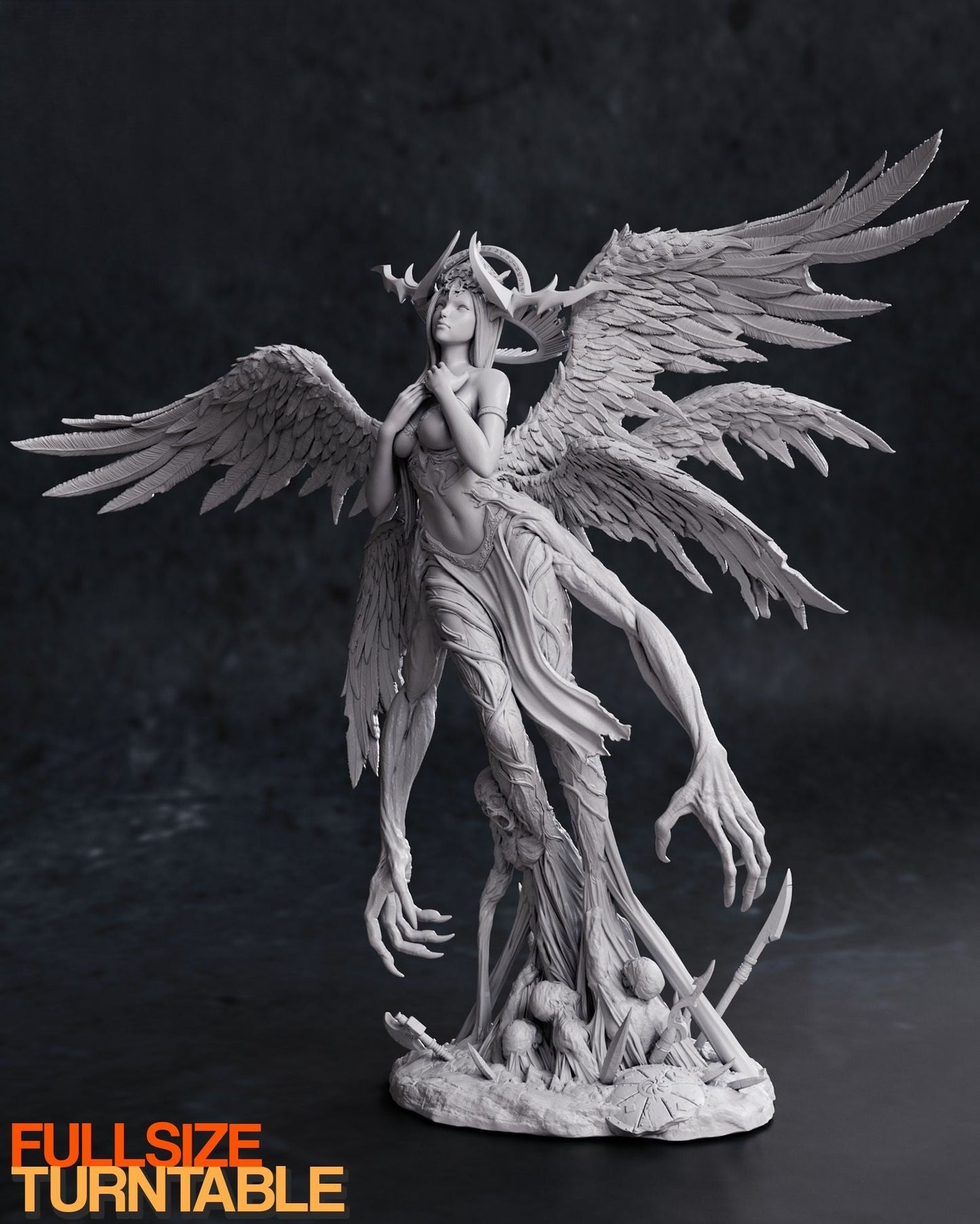 Zhazel Fallen Angel - STL 3D Print Files