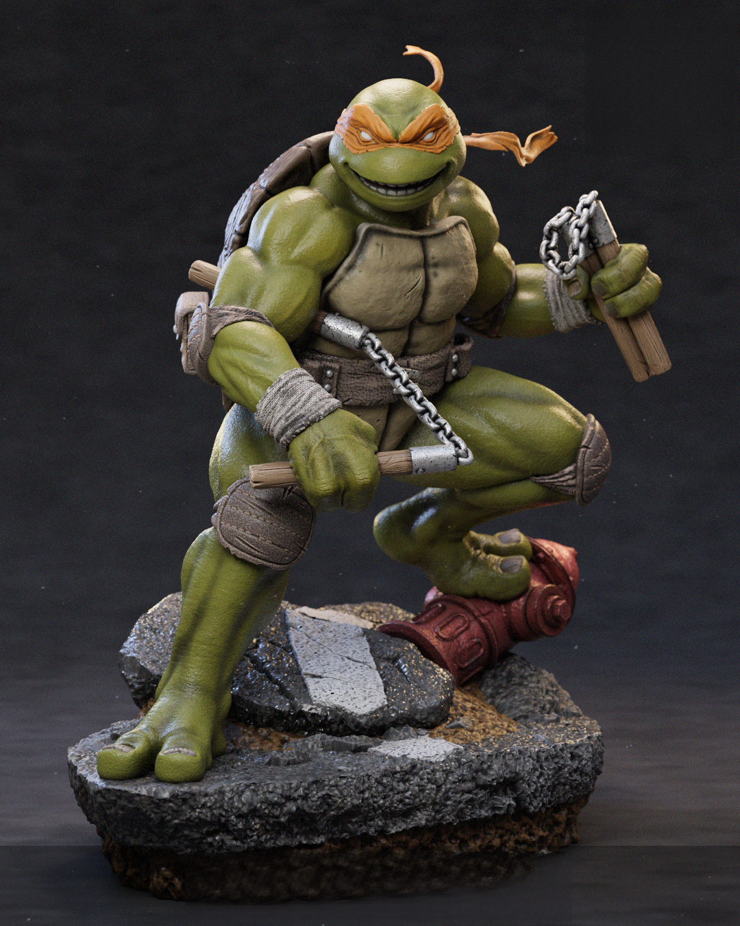 1286 Michelangelo - TMNT - STL 3D Print Files