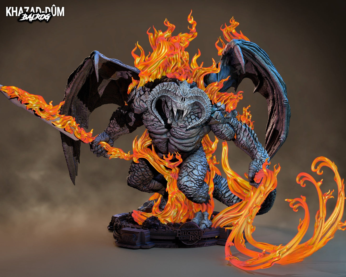 Balrog - The Lord of the Rings  - STL 3D Print Files