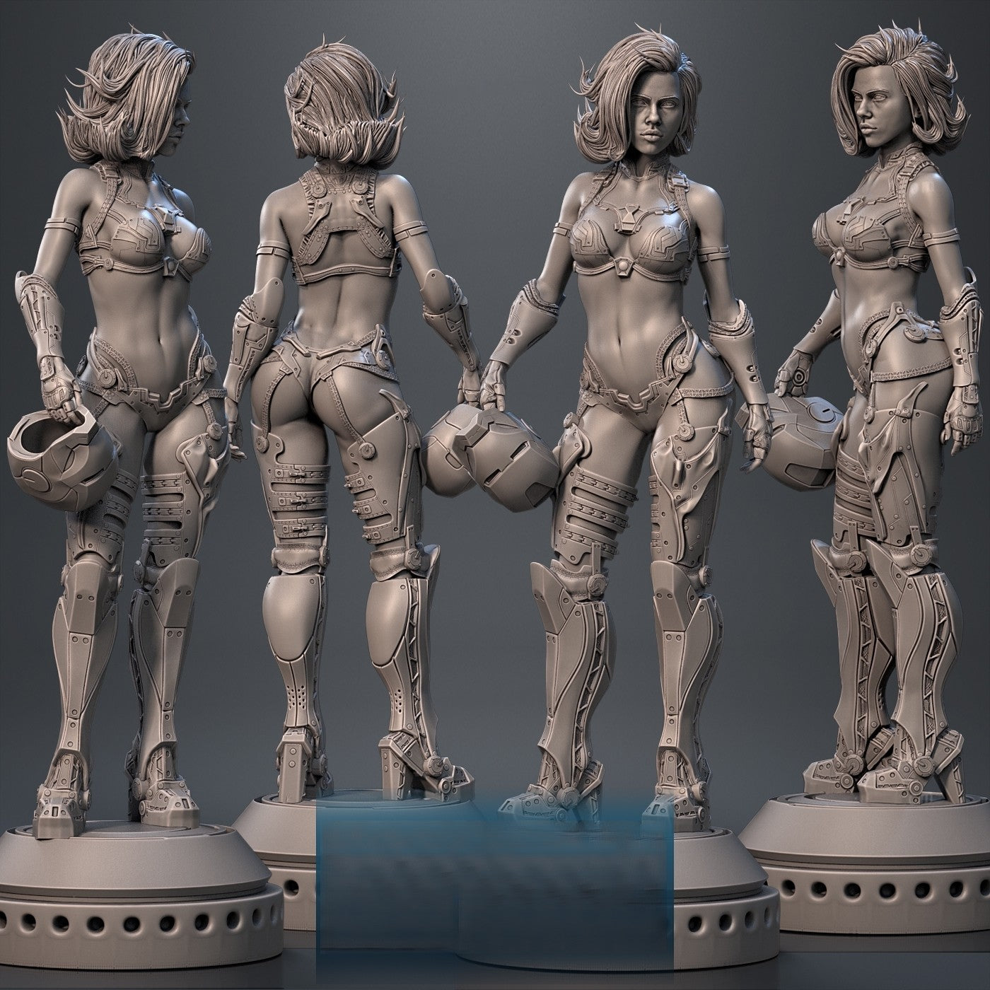 IRON WIDOW - Scarlett Johansson -  STL 3D Print Files