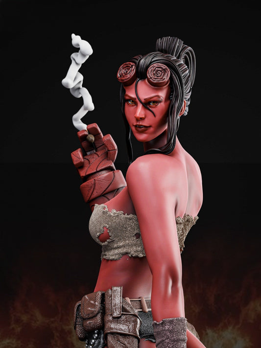 1458 Hellgirl - STL 3D Print Files