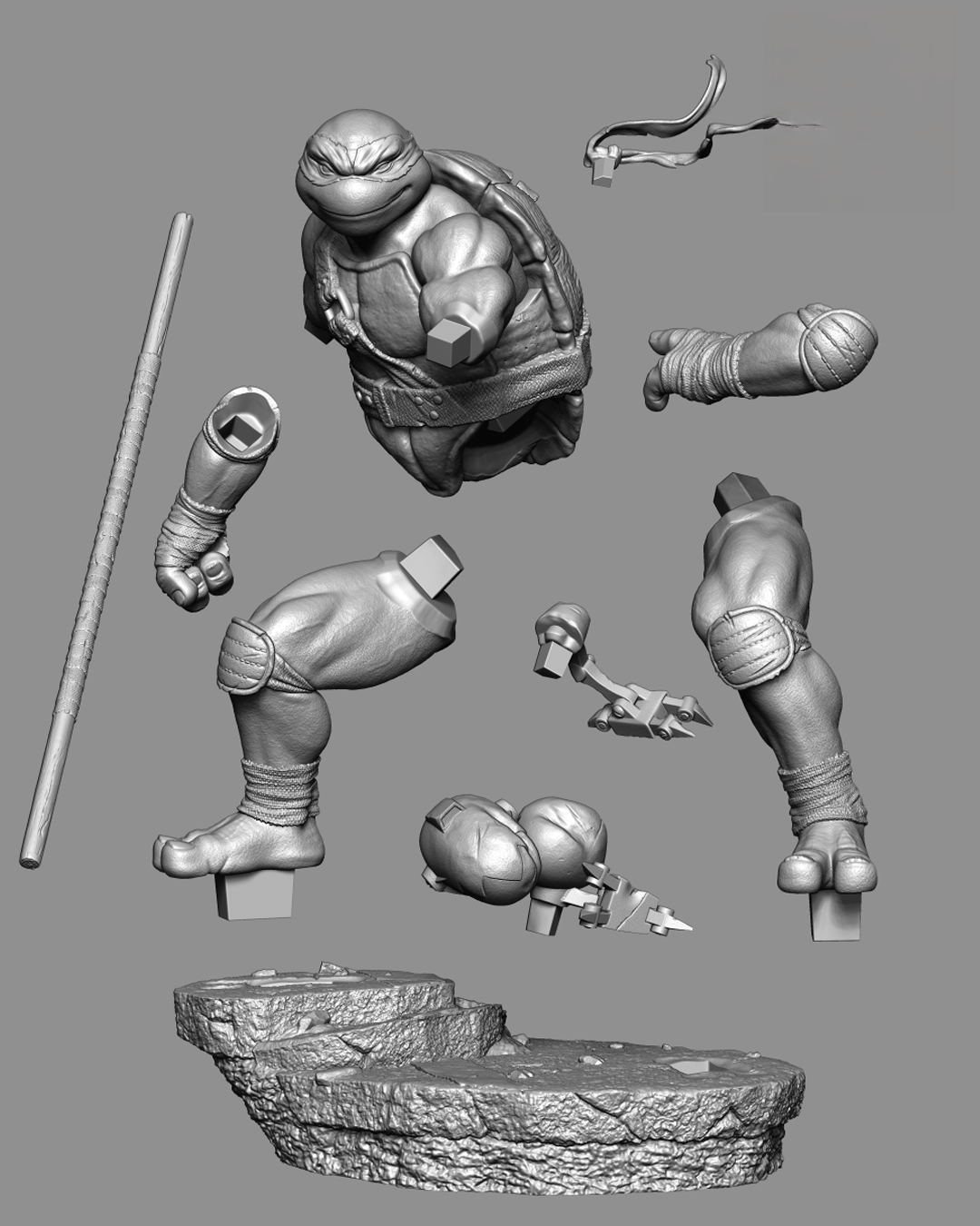 Donatello - TMNT - STL 3D Print Files