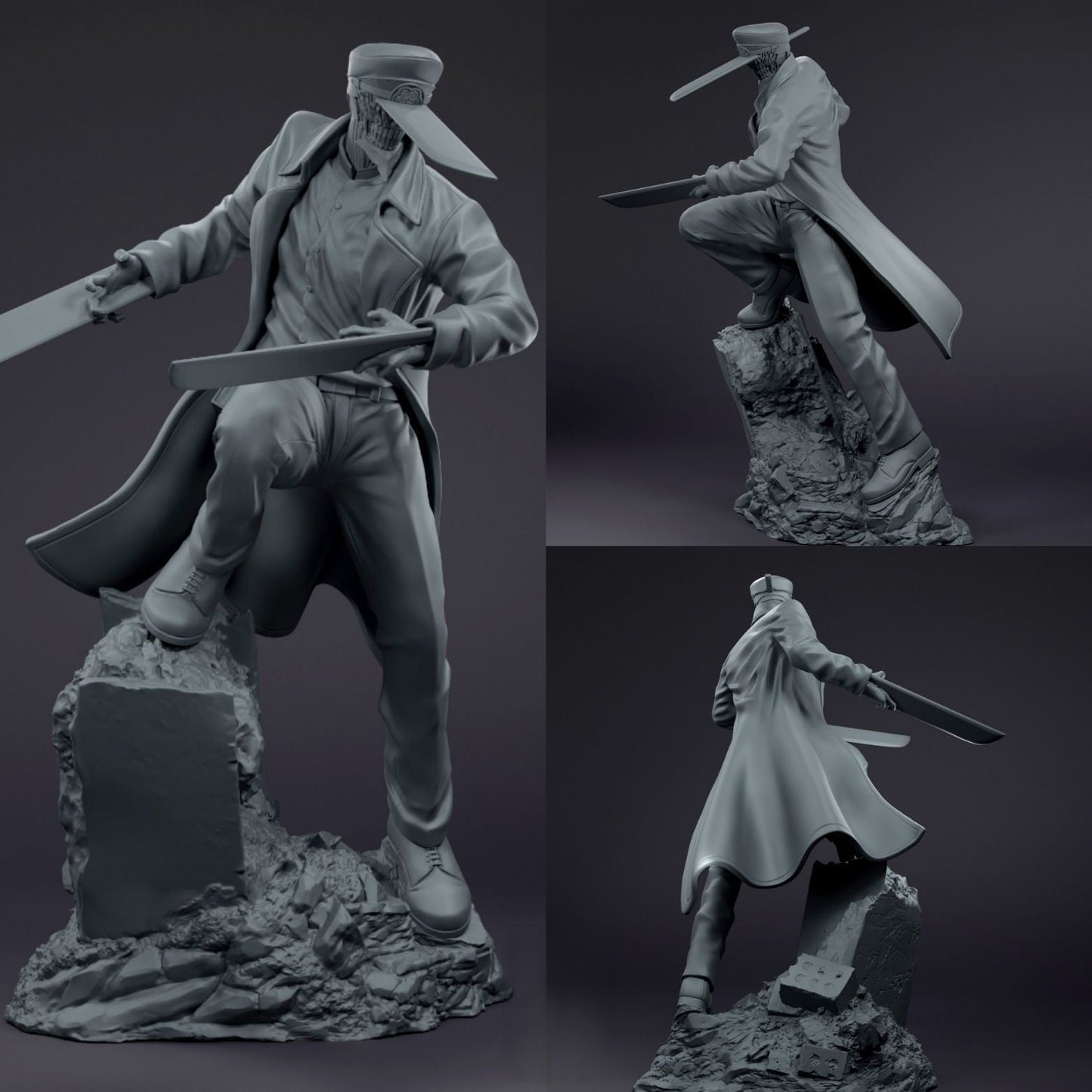 Katana Man - Chainsaw Man - STL 3D Print Files