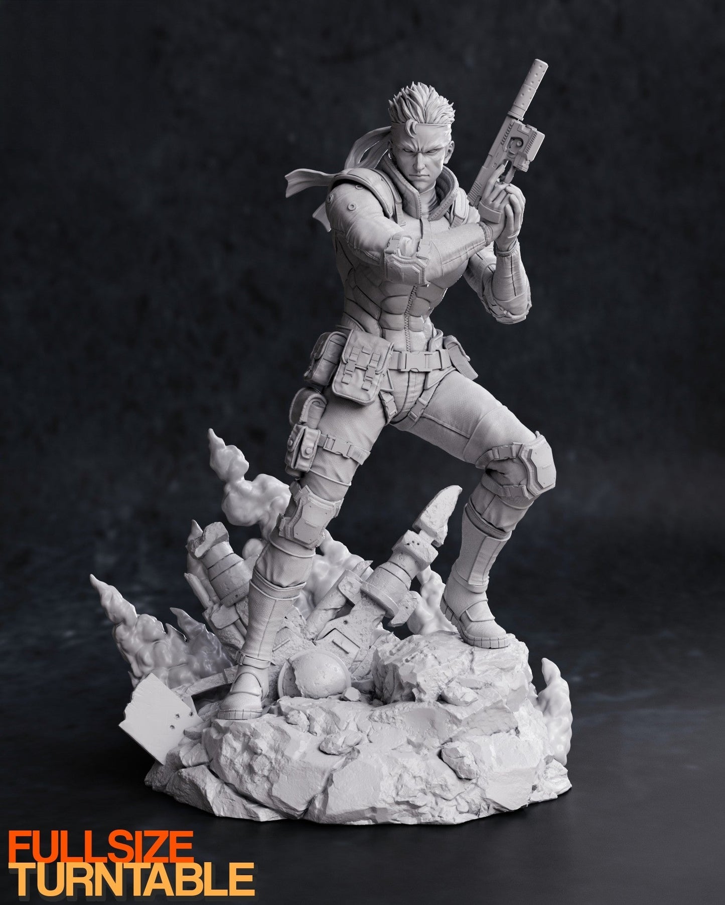 1464 Solid Snake - Metal Gear Solid - STL 3D Print Files