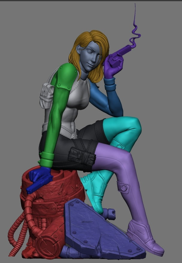 Domino - Neena Thurman - STL 3D Print Files