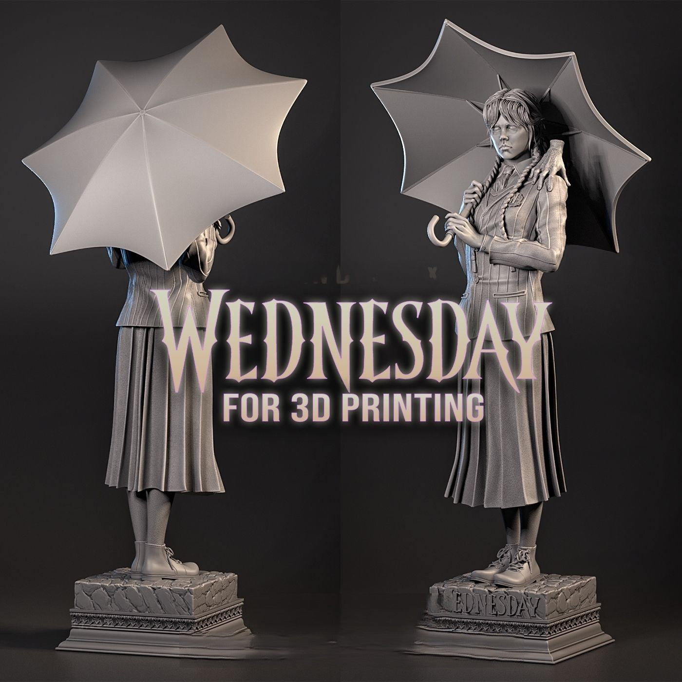 Wednesday Addams - Wednesday - STL 3D Print Files