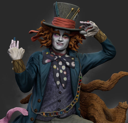 Mad Hatter - Alice in Wonderland - STL 3D Print Files