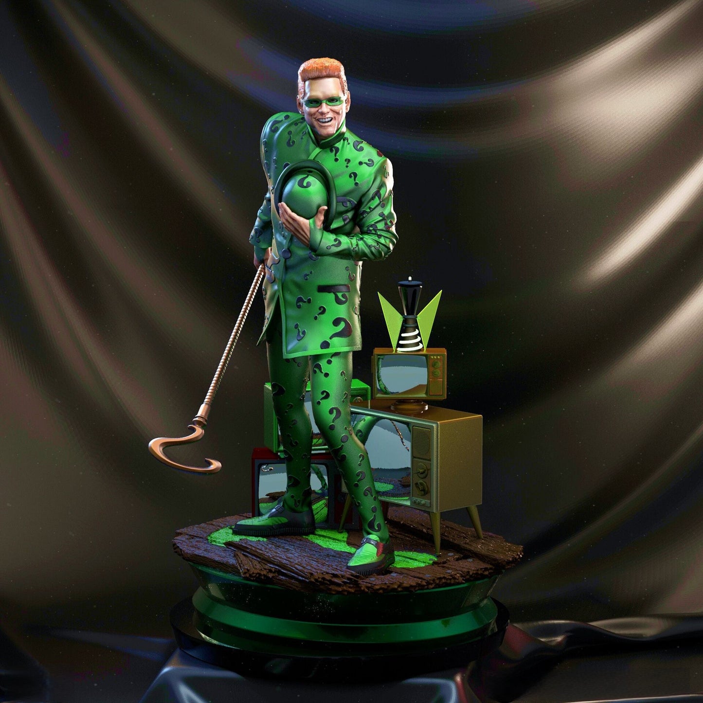 Riddler - Jim Carrey - Batman - STL 3D Print Files