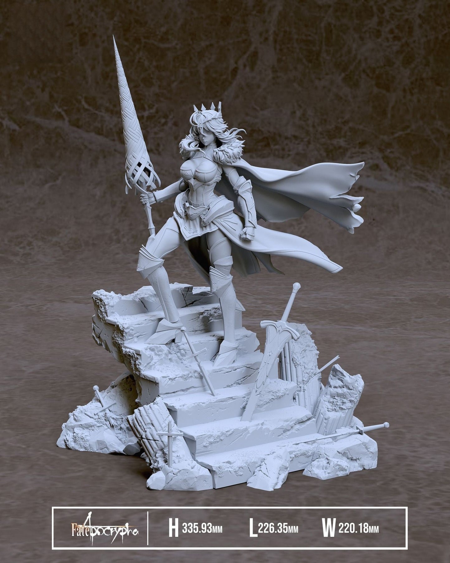 Altria Pendragon - Fate Grand Order - STL 3D Print Files