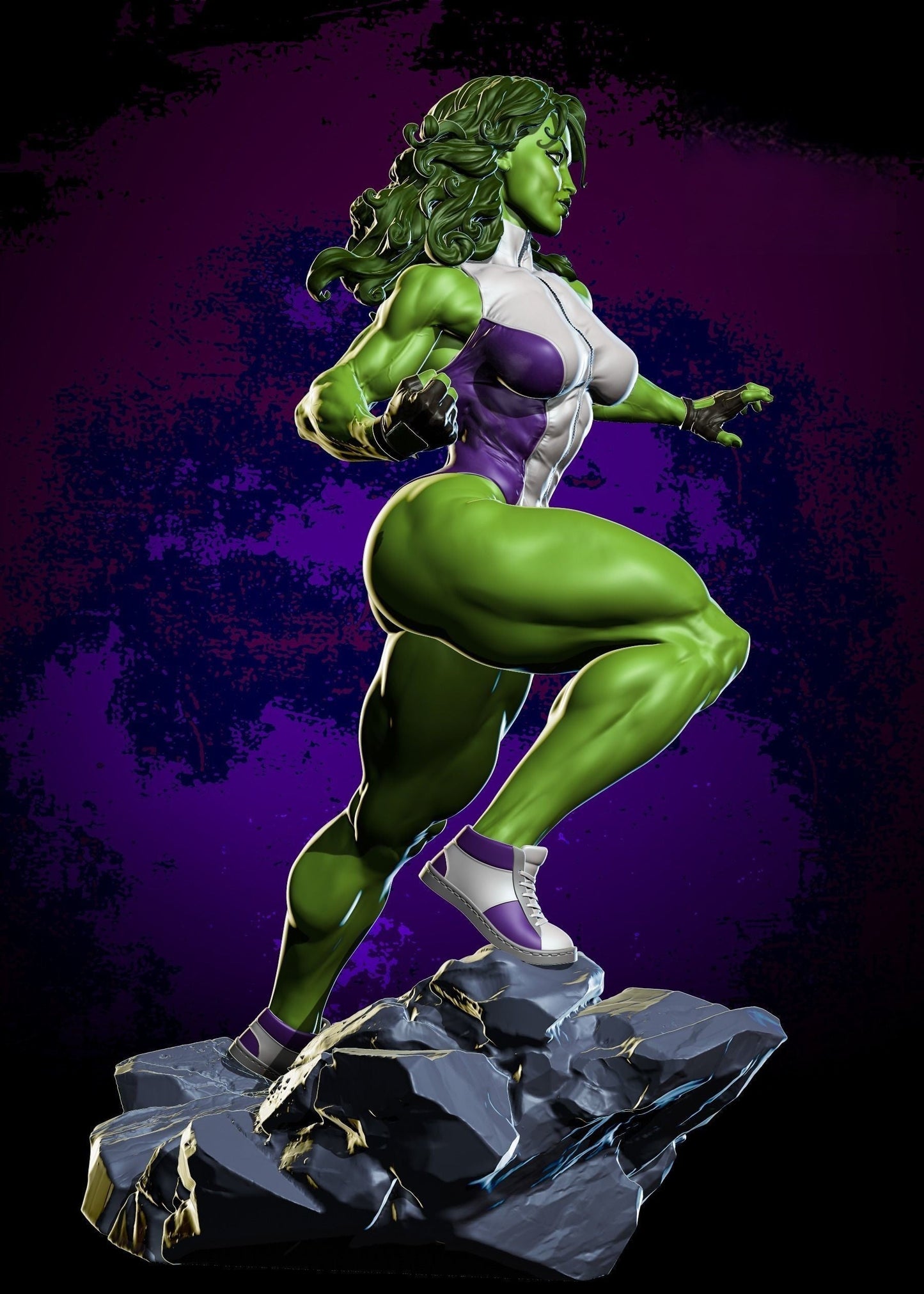 She Hulk NSFW - Marvel Comics - STL 3D Print Files