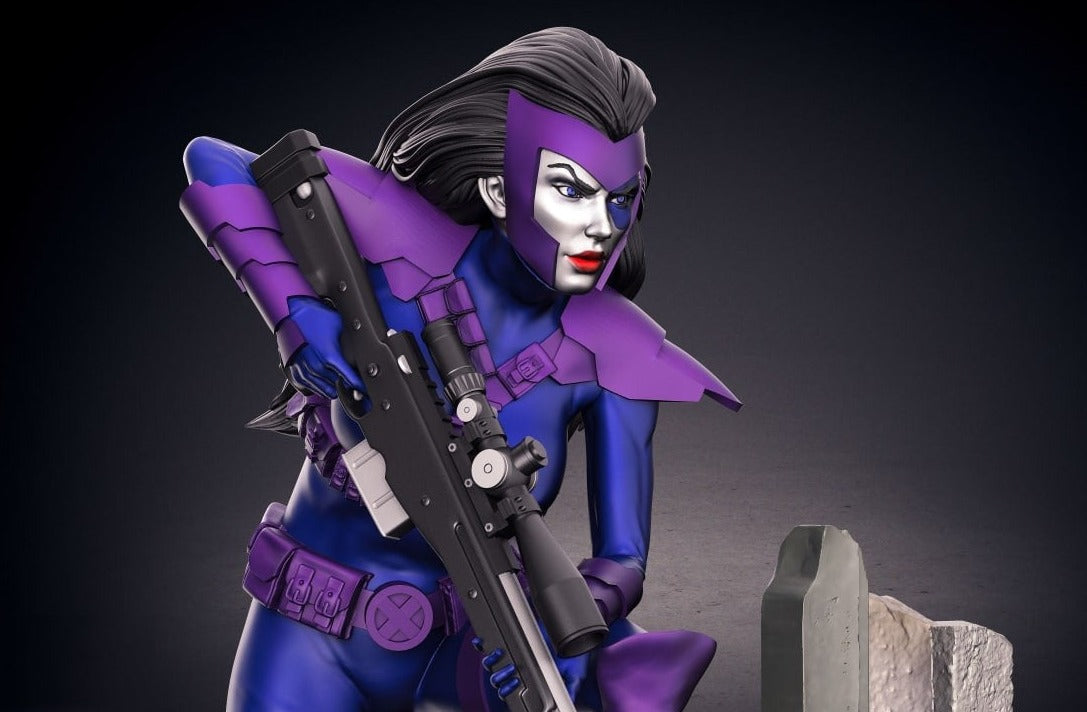 1538 Domino - Marvel Comics - STL 3D Print Files