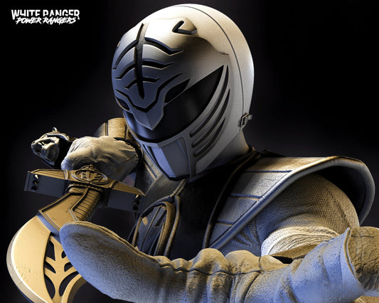 White Ranger - Power Ranger - STL 3D Print Files