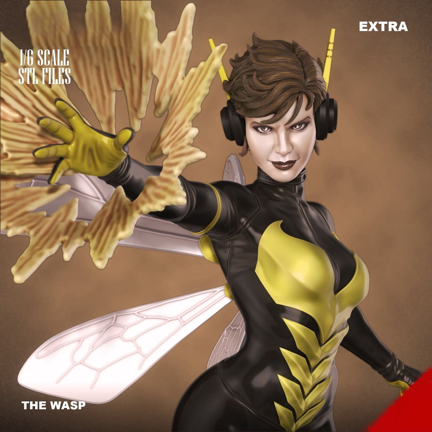 The Wasp - Marvel Comics - STL 3D Print Files