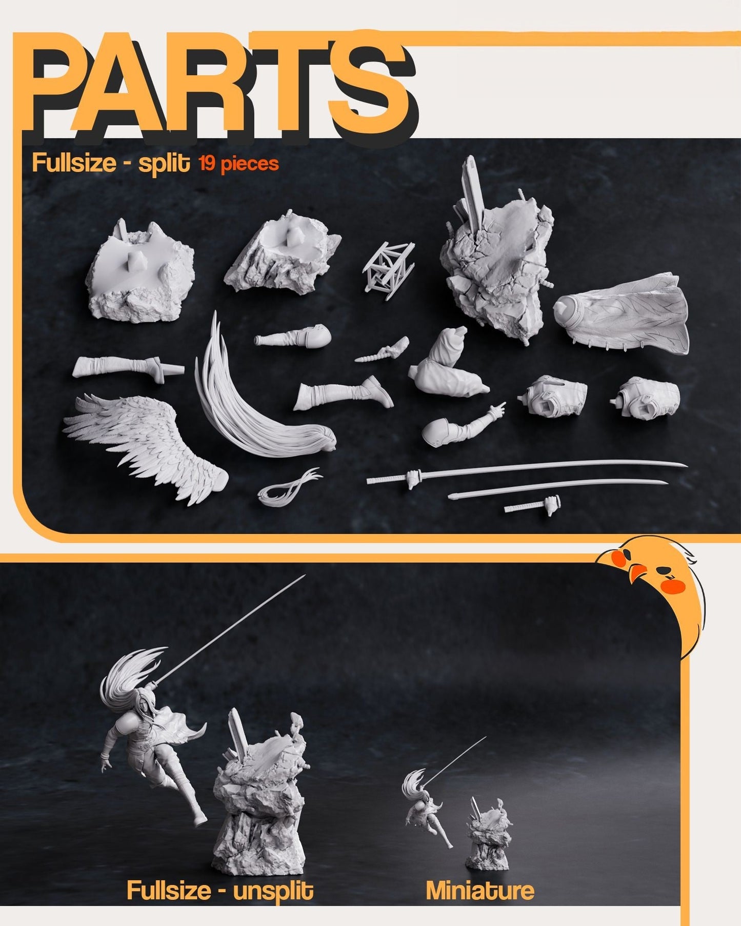 1269 Sephiroth - Final Fantasy VII - STL 3D Print Files