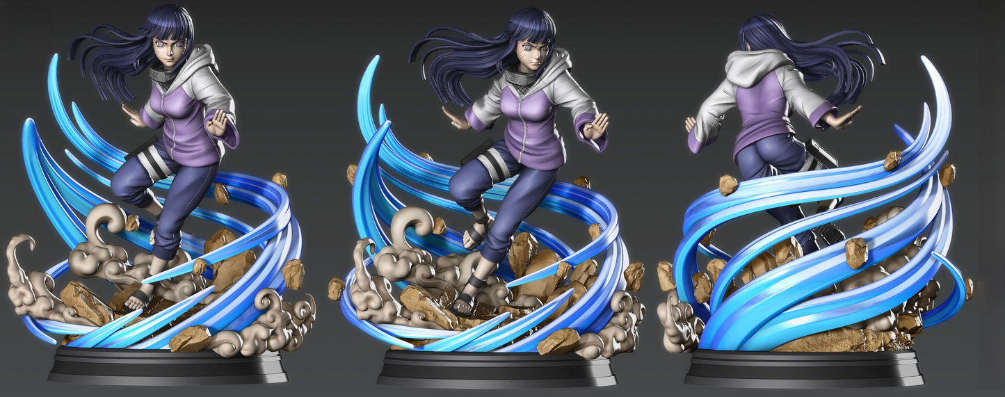 Hinata Hyuga - Naruto - STL 3D Print Files