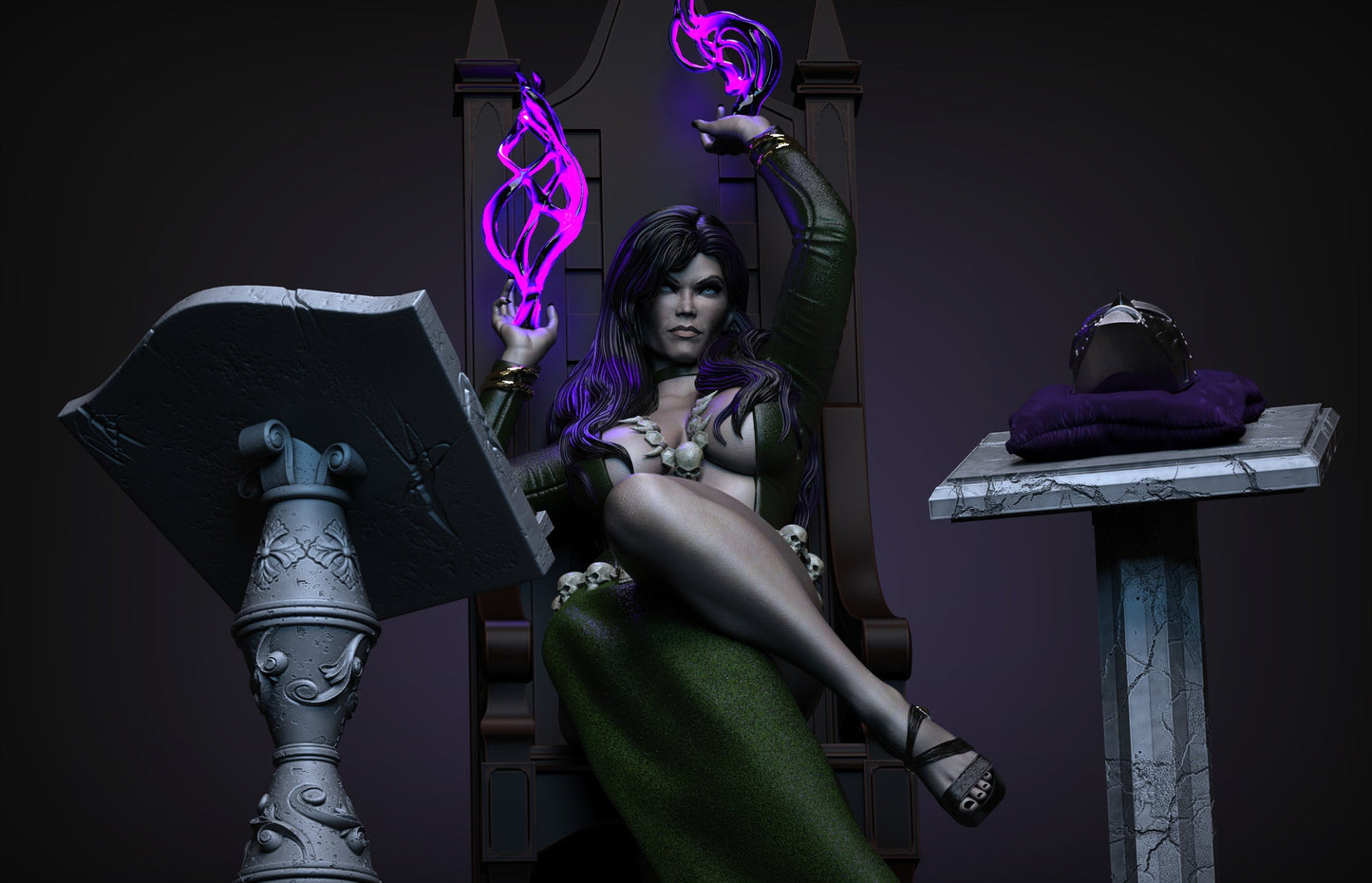 Morgan le Fay - Marvel Comics - STL 3D Print Files