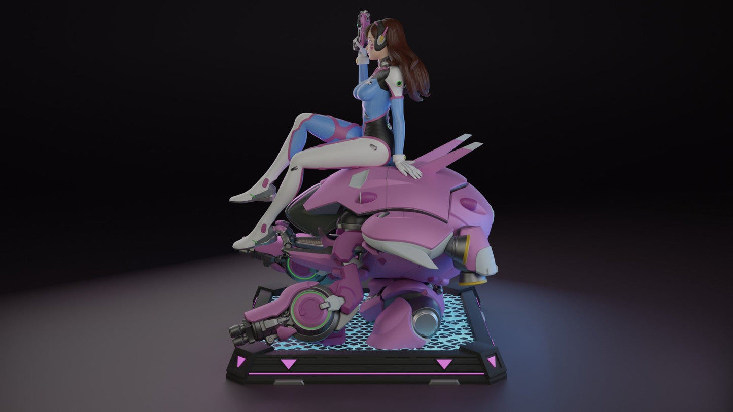 D.Va NSFW - Overwatch  - STL 3D Print Files