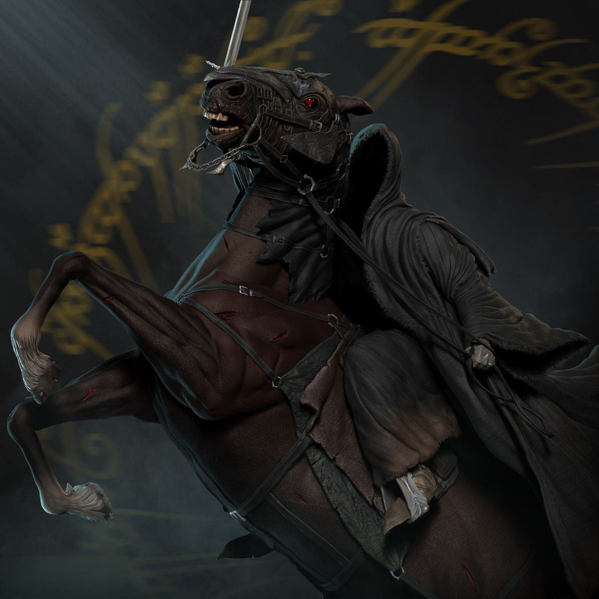 Nazgul Black Riders - Lord Of The Rings - STL 3D Print Files – My Stl