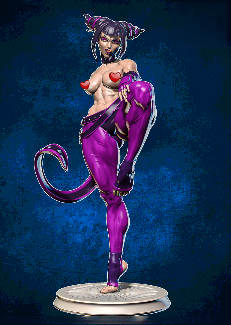 Juri NSFW - Street Fighter - STL 3D Print Files