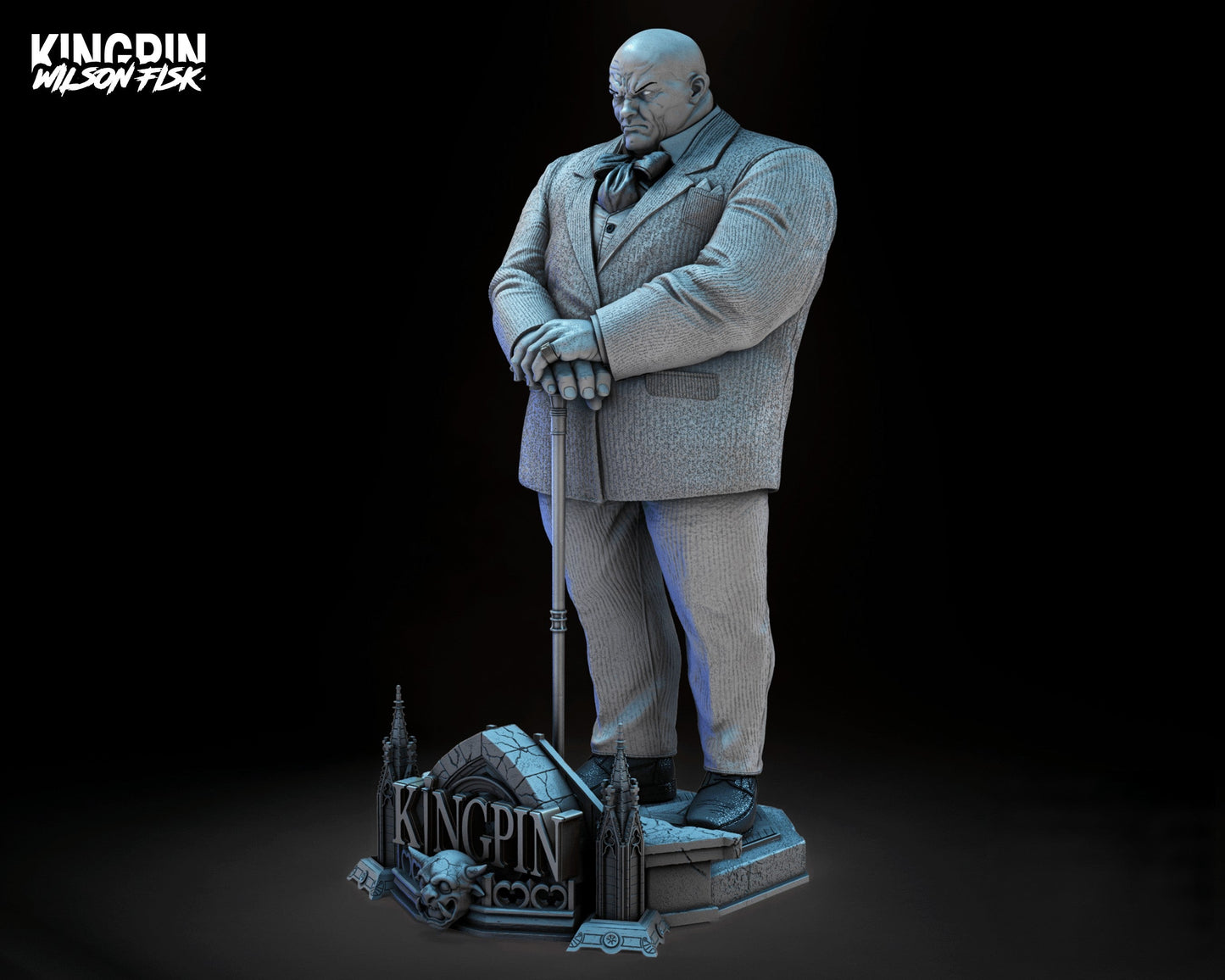 Kingpin Sculpture & Bust - Marvel Comics - STL 3D Print Files