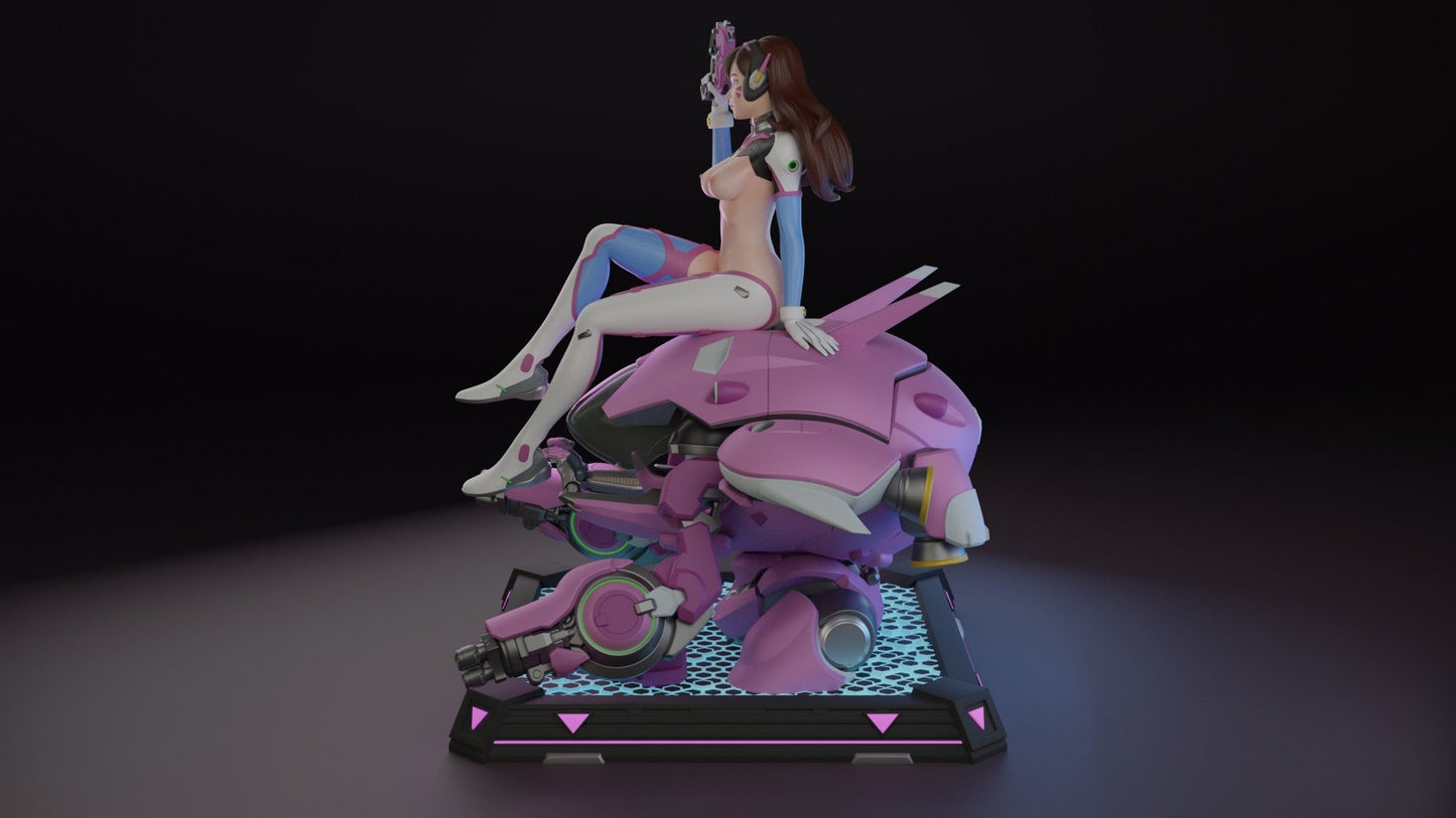 D.Va NSFW - Overwatch  - STL 3D Print Files