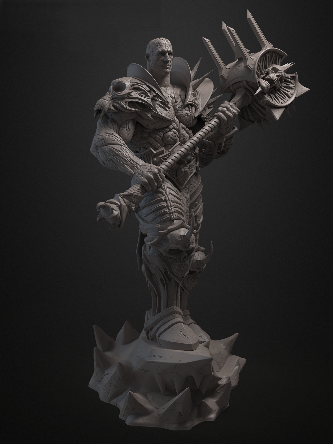 Bolvar Fordragon The Lich King - World of Warcraft - STL 3D Print Files