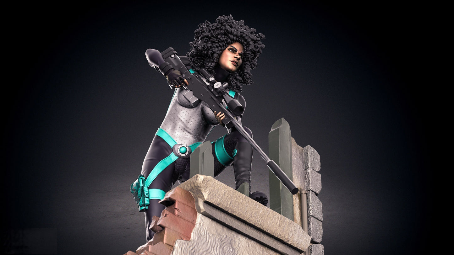 1538 Domino - Marvel Comics - STL 3D Print Files