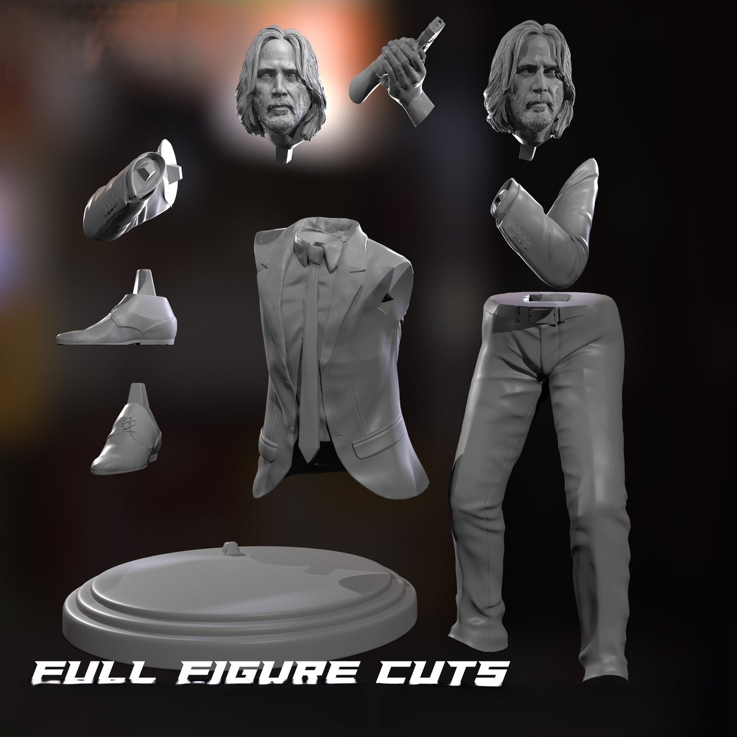 1348 John Wick  - STL 3D Print Files